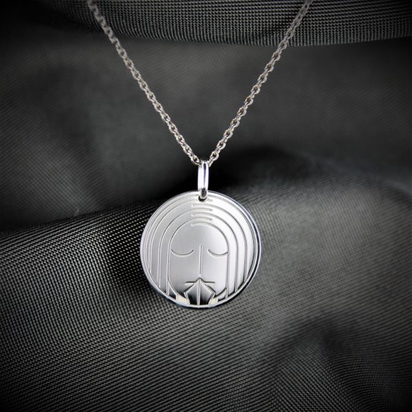 pendentif vierge argent