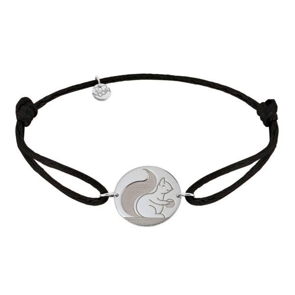 bracelet cordon écureuil