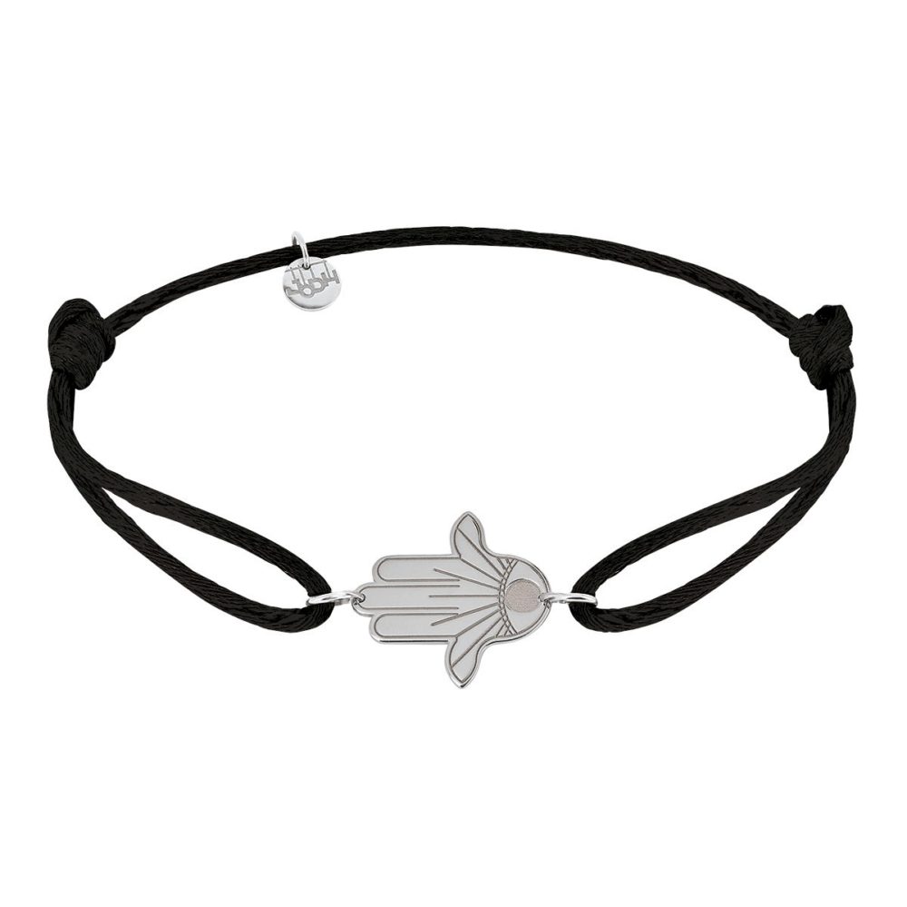 Bracelet De Cheville Main De Fatma - Argent 925/1000 Avec Cristaux - Bijou Tendance Et élégant - Fabriqué à Bali - Cadeau Idéal Femme
